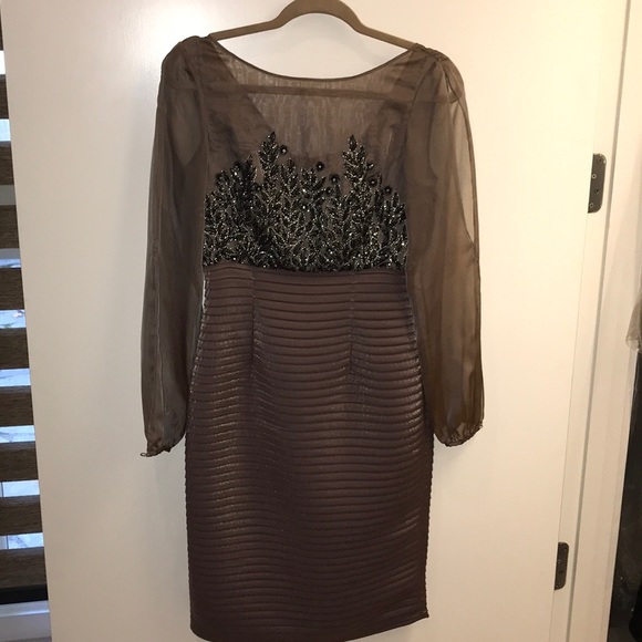 Kay Unger cocktail dress in beautiful pale mauve - Picture 2 of 8